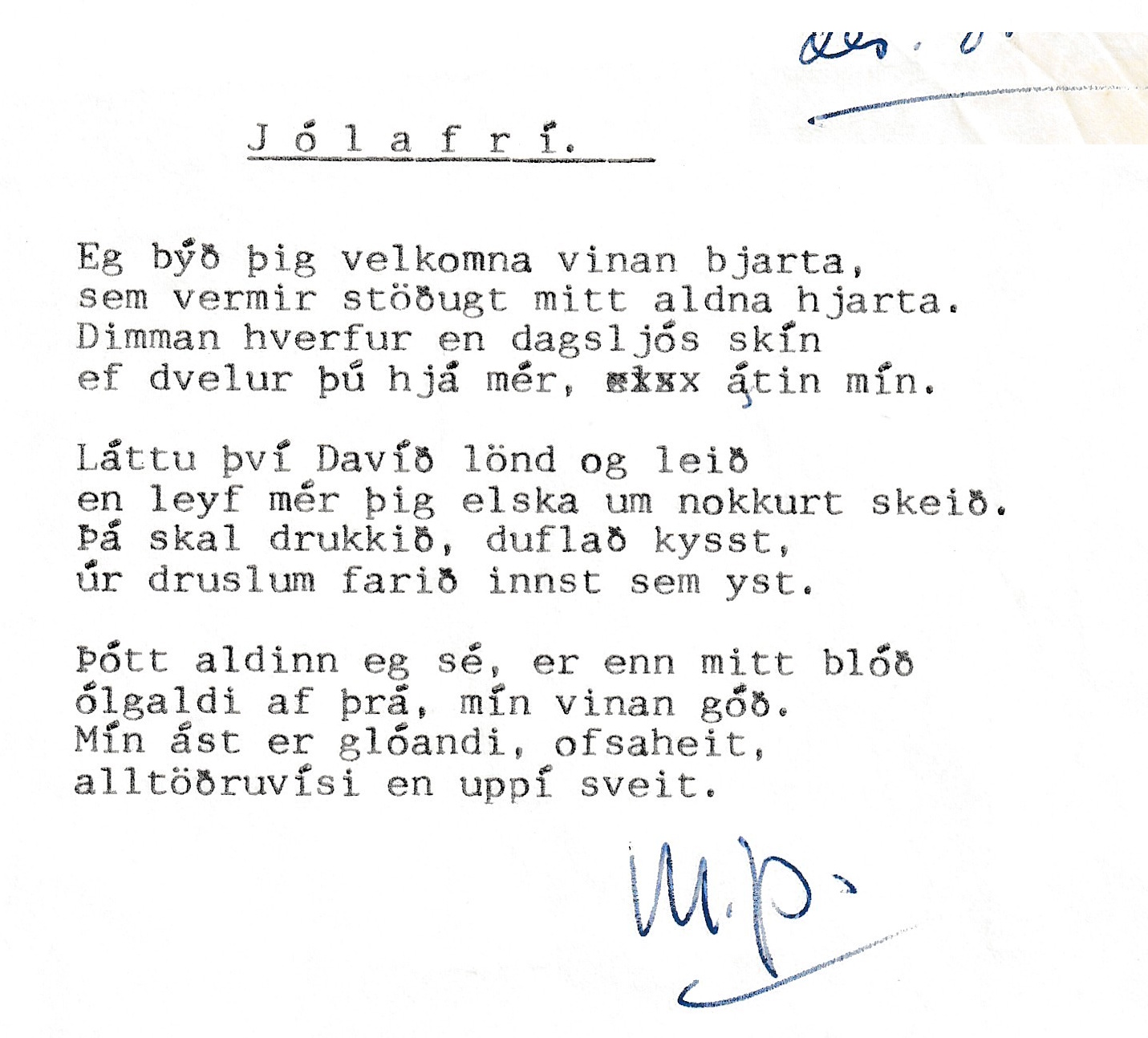 Frumgögn 1 af Jólafrí des 1972