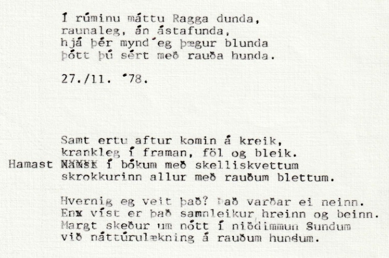 Frumgögn 1 af 27. nóvember 1978
