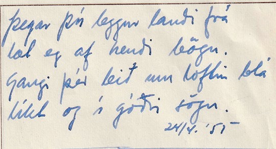 Frumgögn 1 af 24. apríl 1955