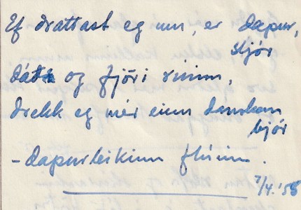 Frumgögn 1 af 7. apríl 1955