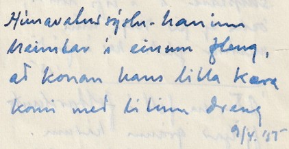 Frumgögn 1 af 9. apríl 1955