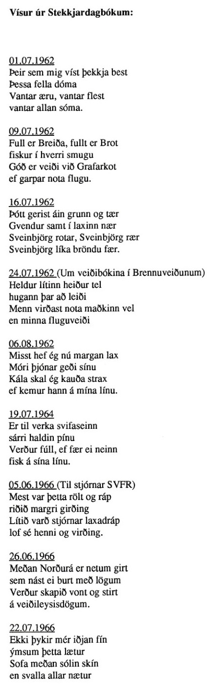 Frumgögn 2 af Stjórnardagar í Norðurá 1966 5. júní 1966
