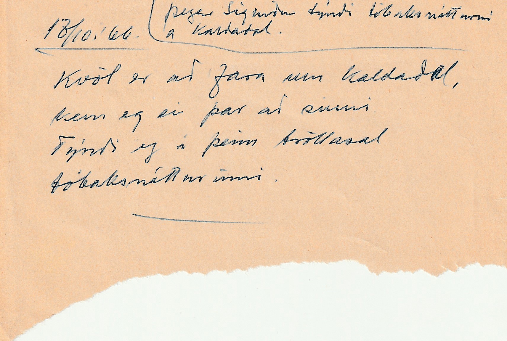 Frumgögn 1 af 18. október 1966