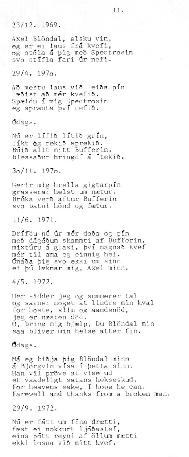 Frumgögn 1 af 23. desember 1969