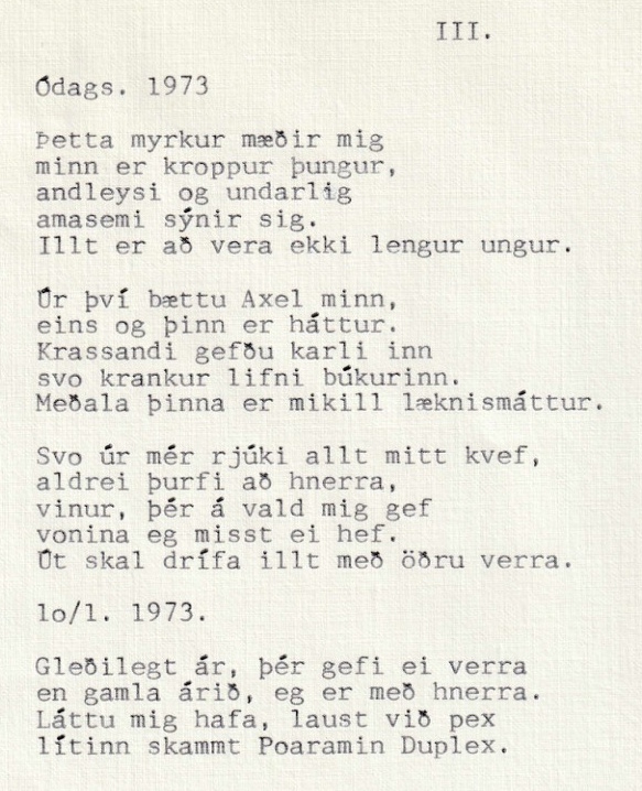 Frumgögn 1 af 1973