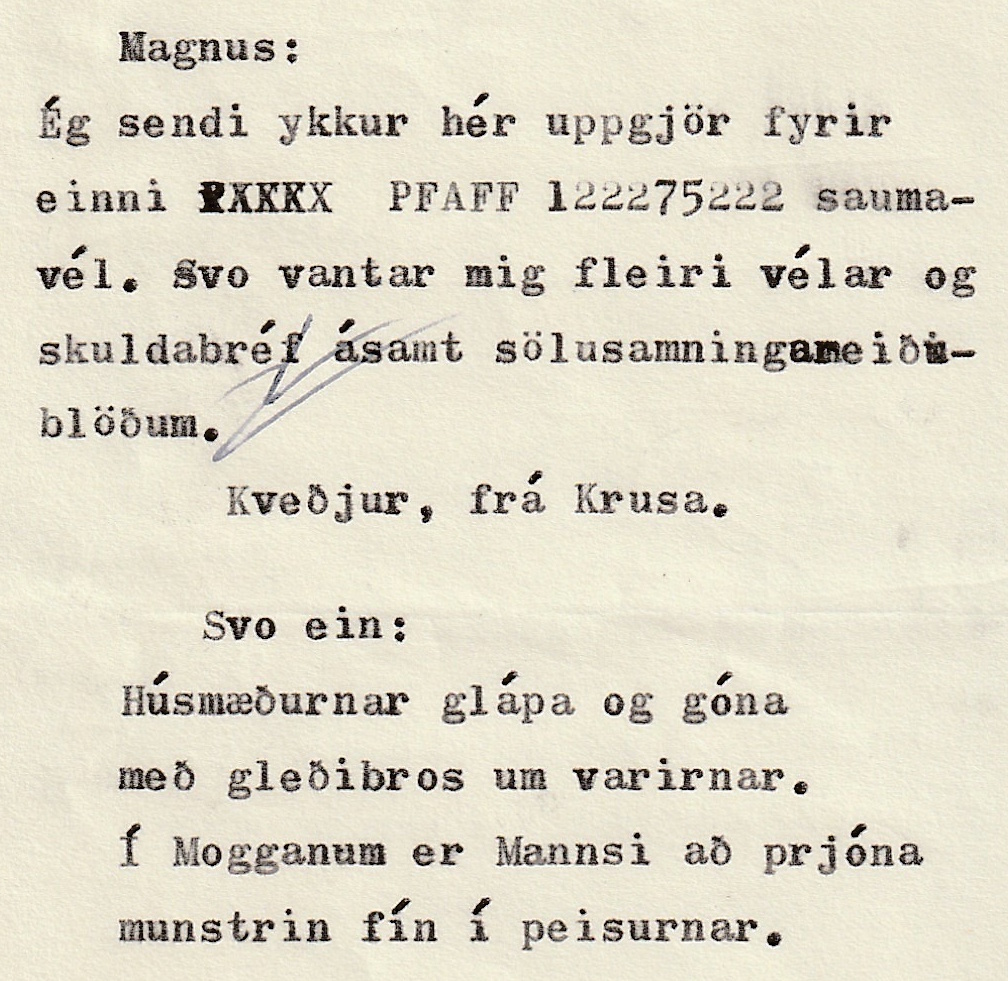 Frumgögn 1 af Magnus: