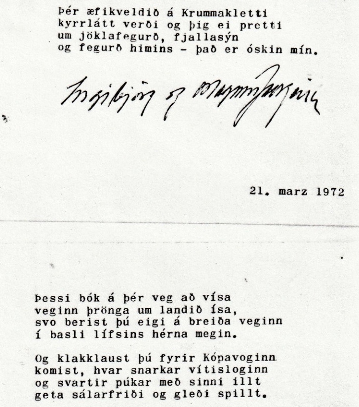 Frumgögn 2 af 21. mars 1972