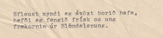 Frumgögn 1 af #1303